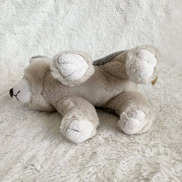 SOS Save Our Space Gray Wolf Coyote Cub 7” Plush Realistic Stuffed Animal Toy - Picture 5 of 6